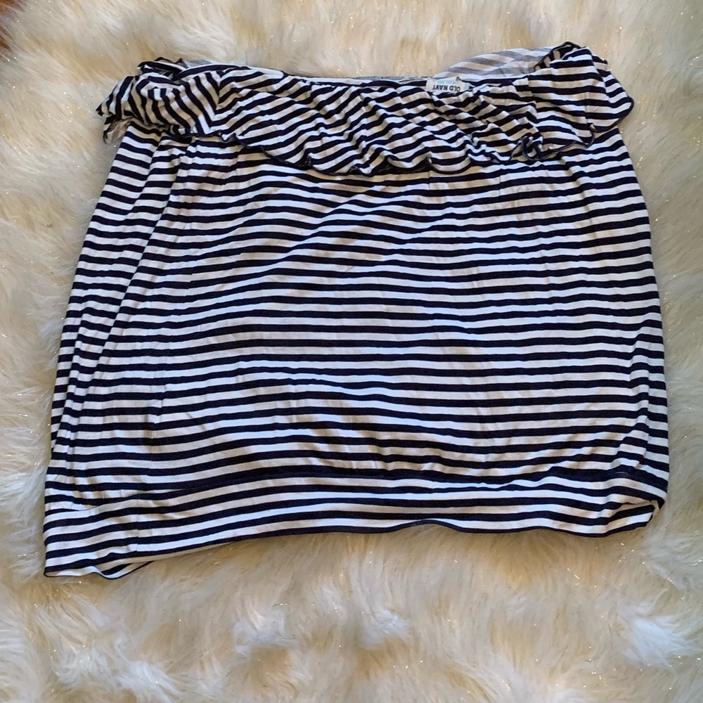 XL Old Navy tube top with built in bra, EUC